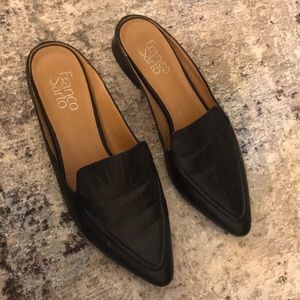 Franco Sarto Leather Mules